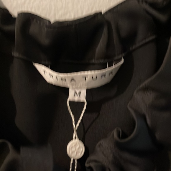 NWT Trina Turk tie front flyaway Jacket / Shrug - Picture 2 of 7